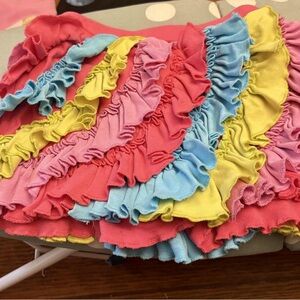 Colorful Ruffled Skort size 7
